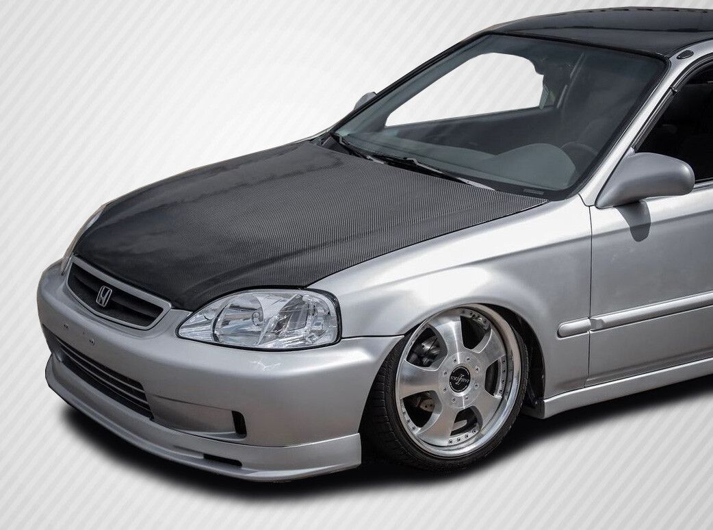 Carbon Creations OEM Look Hood Body Kit for 99-00 Honda Civic | eBay