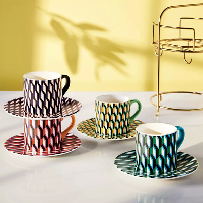 Buy&Ship公式アカウント 03 専用です。 ヴィッツゥのテーブル２点セット Diane von Furstenberg DVF for Target Arrow Geo Mug Drinkware Set