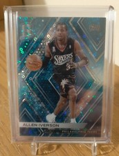 2017-18 SPECTRA NEON BLUE PRIZM #94 - ALLEN IVERSON #ED 62/99