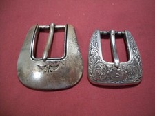2 Very Nice Southwest Style Decorative Belt Buckles