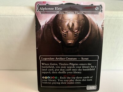 Golos, Tireless Pilgrim - Alphonse Elric - Signature Commander - Altered Art