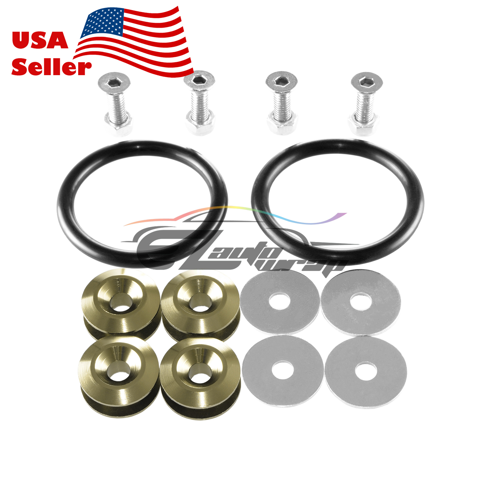 JDM Bronze Quick Release Fasteners For Car Bumpers Fender Hatch Lids