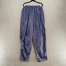 Vintage Nike Track Pants Mens XL 90s Red Tag 100 Nylon Windbreaker Blue