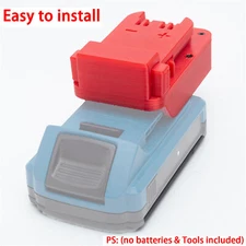 1× Adapter For Hercules 20V Li-ion Battery For Milwaukee 18V Power Tools NEW US