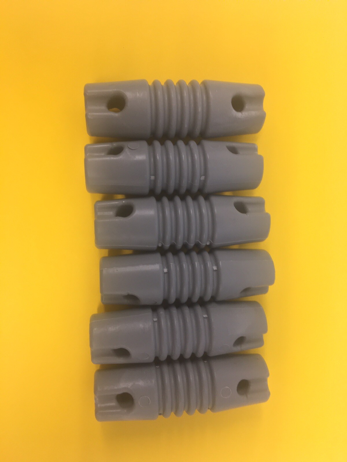 6 Pak Grey Nylon Dog Bone Antenna Insulators For Ham Radio/ Shortwave