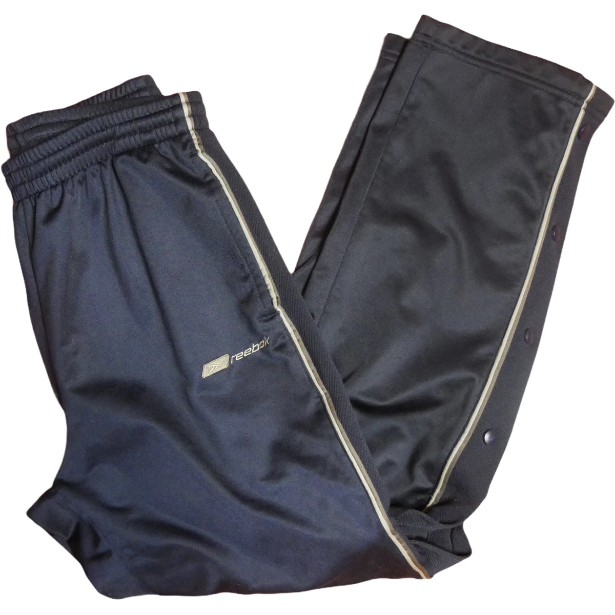 Reebok Mens Joggers Size XS Blue Tracksuit Bottoms Pants Retro