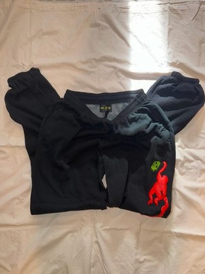 Mutant Ape yacht Club MAYC Black Sweatpants Red Monkey Green Men's Size M
