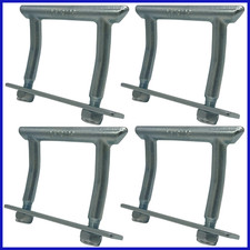 4x Zurrbügel 2500 daN U Bügel Ladungssicherung Zurröse Zurrring Zurrmulde 2,5t