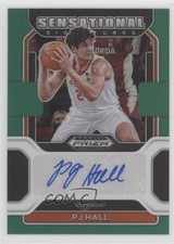 2022-23 Panini Prizm Draft Picks Sensational Signatures Green PJ Hall Auto 09wc