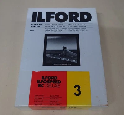 Papel fotográfico ILFORD RC 10X15 a 100 hojas superficie semi mate - Imagen 1 de 3