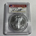 2025 Silver Eagle PCGS MS70- First Strike 1 of 2025- John Dannreuther Signed