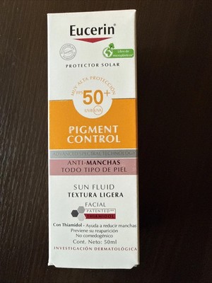 New! Eucerin Sun Fluid Pigment Control SPF50+ 50ml...
