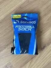 Image of Kids Sondico Football Socks Size Uk C8-c13 1 Pack Black New with Tags Unisex Uk