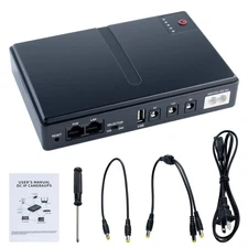 Mini DC UPS Uninterruptible Power Supply, UPS Battery Backup Power Supply for...