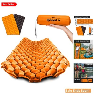 Comfortable Ultralight Air Mattress with Quick Deflation for Backpacking