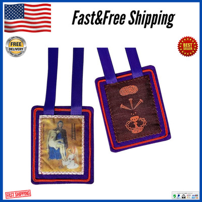 Scapulars Catholic,Purple Scapular of Benediction and Protection, Scapular of...