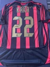 RICARDO KAKA Kaká Signed AC Milan 06/07 Adidas Soccer Jersey BAS Beckett COA J13