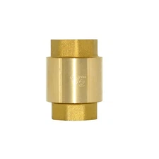 Brass Check Valve,Female Thread Spring Check Valve,One Way Horizontal Check V...