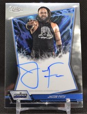 2026 Topps Chrome WWE Jacob Fatu Blue Brand A...
