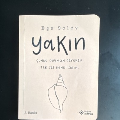 yakın by Ege Soley, Doğan Novus, 8. Baskı Turkish Paperback Fiction Novel