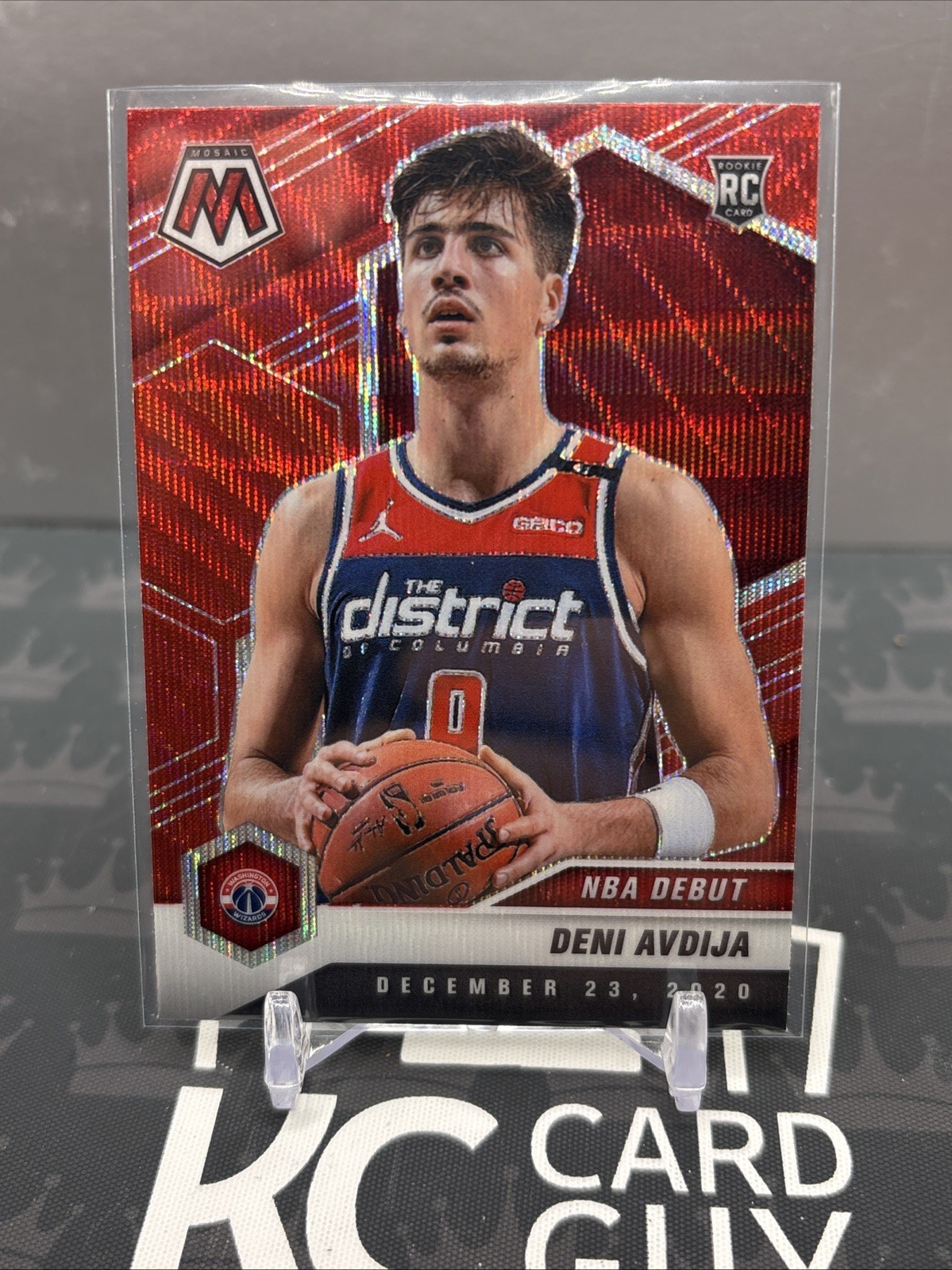 2020-21 Panini Mosaic NBA Debut Deni Avdija #272 (RC) Red Wave Tmall