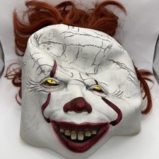Pennywise Clown Mask Stephen King's IT Halloween Cosplay Full Mask Costume