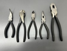 P Vintage Craftsman Wf 5pc Pliers Set 45083 45084 45072 45081 45092 - Vgc Usa