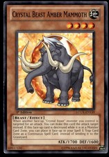 Crystal Beast Amber Mammoth Legendary Collection 2 LCGX-EN159 MP YuGiOh TCG | Bu