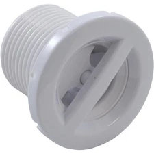 Pentair 46936400 Jet Internal Euro Spa Jet Swirl with Wall Fitting - White