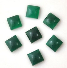Green Onyx Gemstone Square Cabochon 6mm Loose Gemstone