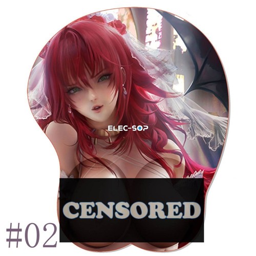 OPPAI Mousepad High School DxD Hero Rias Gremory Wrist Rest 3D Titty Mouse Pad - 第 6/13 張圖片