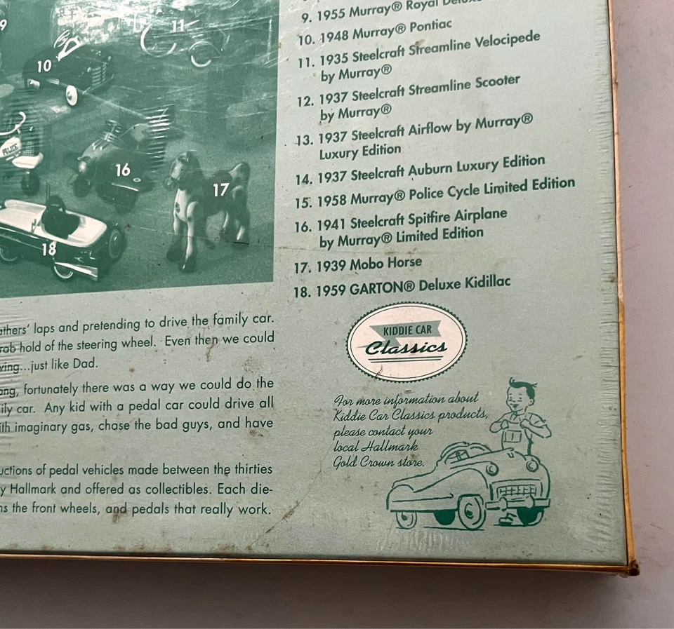 SPRINGBOK Jigsaw Puzzle "More Kiddie Car Classics" 1000 Pc Hallmark SEALED - Image 3 of 3