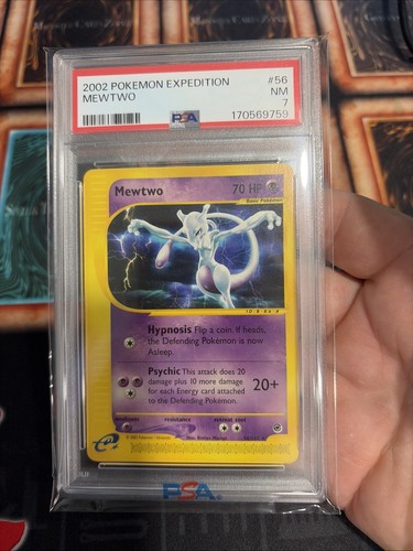 Mewtwo graded PSA 7 for sale on eBay