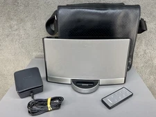 Working Bose SoundDock Portable Digital Music System ca. 2010 w/ Remote & Case