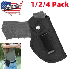 1-4PACK Universal IWB OWB Gun Holster Tactical Concealed Carry Left/right Pistol