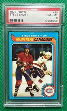 SET BREAK 1979 Topps #90 Steve Shutt Canadiens HOF PSA 8 59