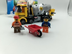LEGO CITY: Cement Mixer (60018) 100% Complete + Instructions- NO Box