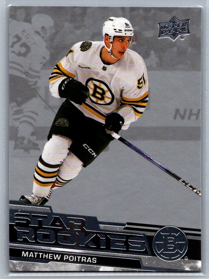 2023-24 Upper Deck NHL Star Rookies Box Set #12 Matthew Poitras