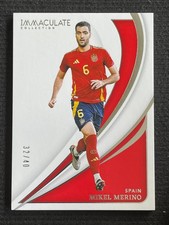 Mikel Merino 2024-25 Panini immaculate Soccer Base /40 #120