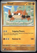 Klawf 090/159 Uncommon Journey Together Pokemon Lightly Played