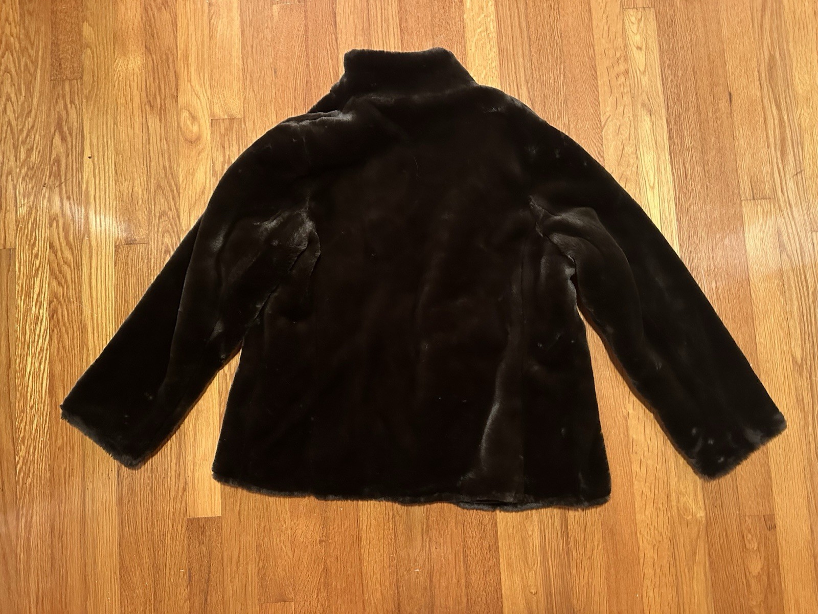 Pendleton Chocolate Brown Reversible Jacket Coat … - image 8