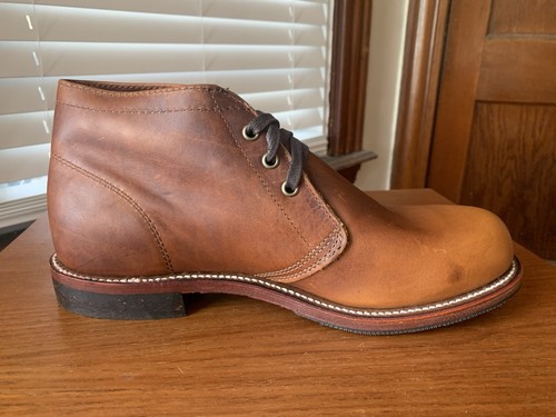 NEW w BOX | CHIPPEWA 9E TAN RENEGADE MILFORD CHUKKA BOOTS 1901G56 9 E - Picture 4 of 24