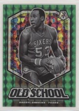 2019-20 Panini Mosaic Old School Green Mosaic Prizm Darryl Dawkins #10 uk2