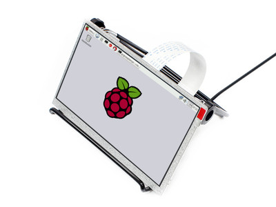 Waveshare 7,0'' 1024x600 IPS Display LCD für Raspberry Pi mit DPI Interface GPIO