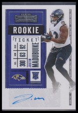 2020 Panini Contenders #246 Justin Madubuike