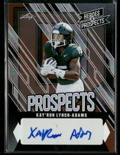 2024 Leaf Heroes & Prospects #AP-KLA Kay'Ron Lynch-Adams Bronze AUTO #/99