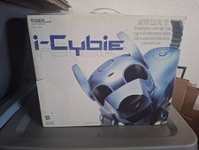 Untested I-Cybie GOLD Robotic Dog Vintage 2001 Hasbro Tiger