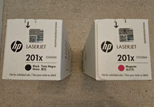 HP Laserjet 201x Toner Set of 2 Black and Magenta NEW