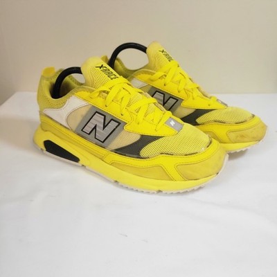 New Balance X-Racer MSXRCHTR Mens 8 Yellow Grey ABZORB Running Shoes Sneakers