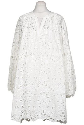 VALERIE KHALFON Kleid Damen Dress Damenkleid Gr. 38 Baumwolle Weiß #2p4ky5t